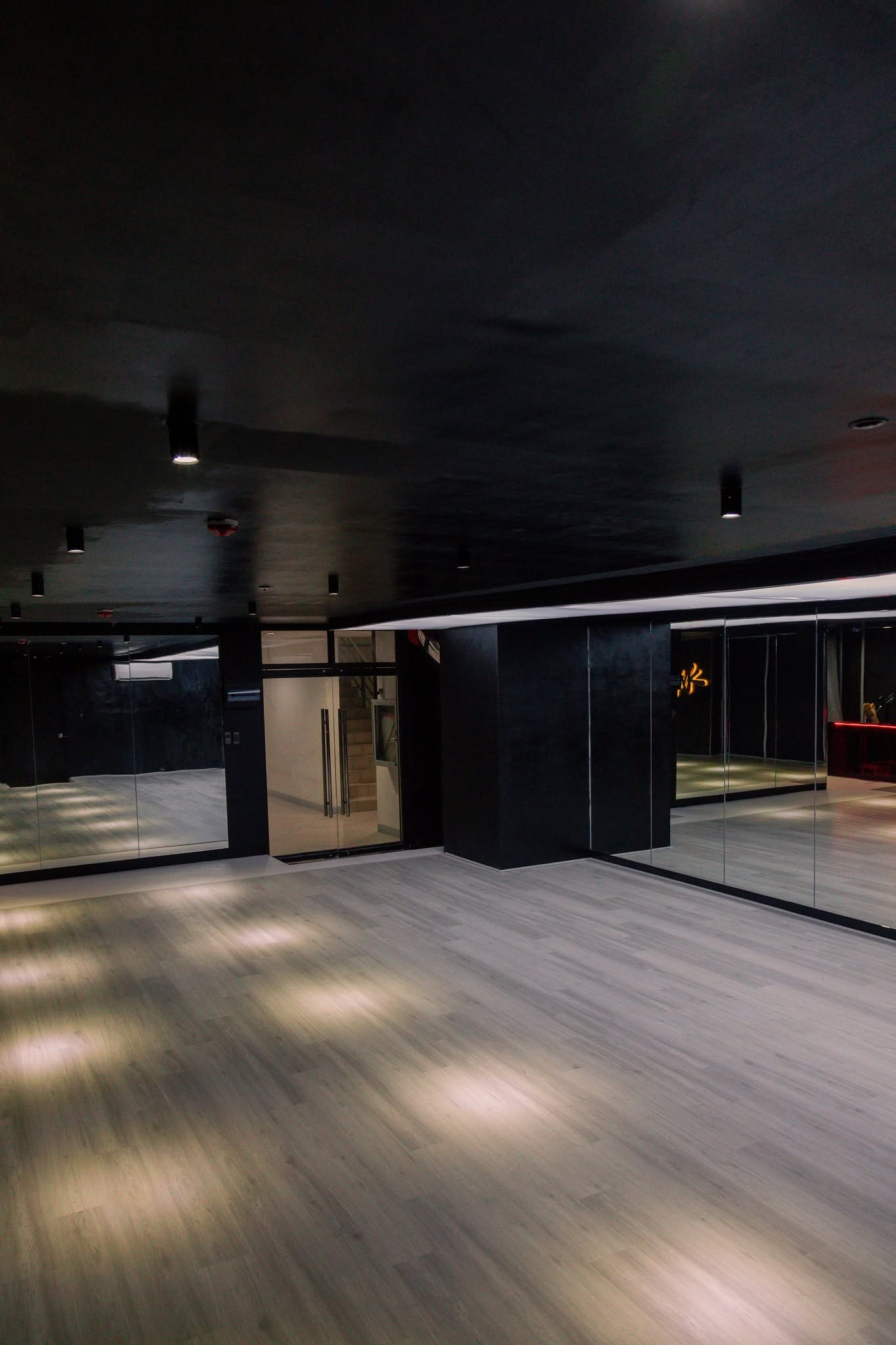 SYNK Dance Studio — dance floor and mirrors